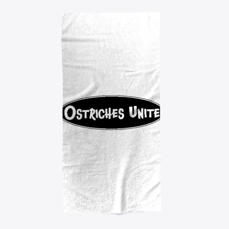 Ostriches Unite "Black Oval Print"