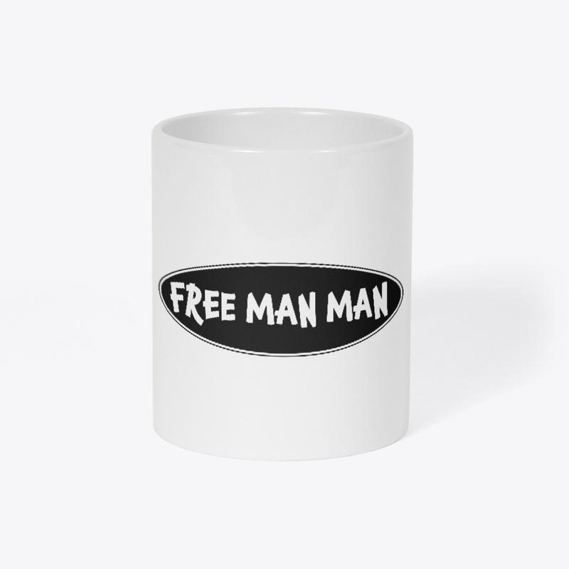 FREE MAN MAN "Black Oval Office Print"